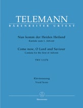 Nun Komm Der Heiden Heiland SATB Choral Score cover